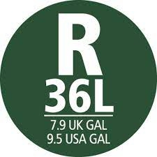 AFVALZAK MET TREKBANDSLUITING 'PERFECTFIT' R, 36 LITER (10 S ()